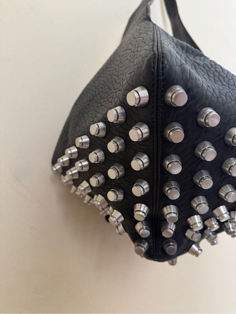 Alexander Wang Medium Rex Shoulder Bag Black Leather - Picture 10 of 12